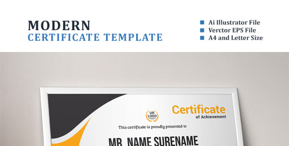 Шаблон сертификата на тему графика