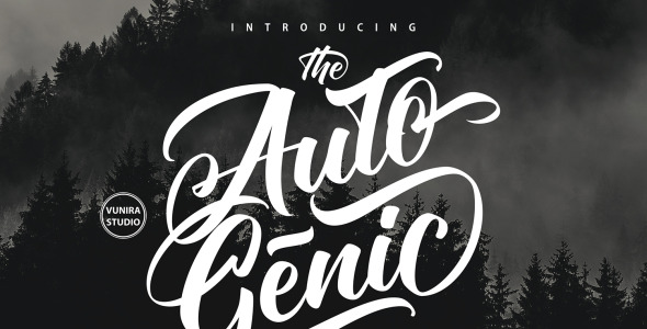 Шрифт на тему графика