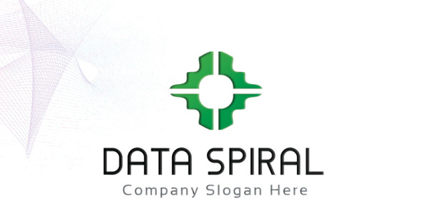 Шаблон логотипа на тему графика