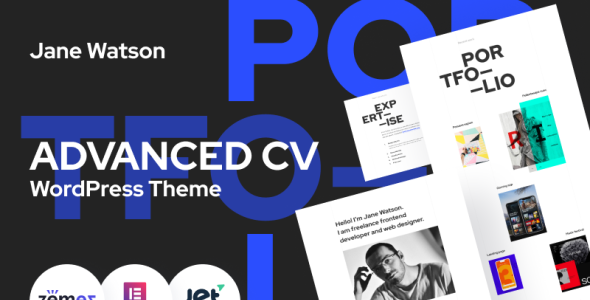 продвинутая и надежная тема cv wordpress