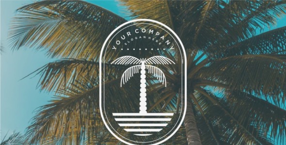 Шаблон логотипа на тему графика