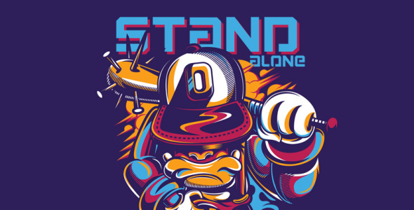 T-shirt Design на тему графика