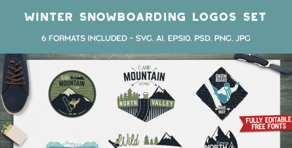 Шаблон логотипа на тему графика