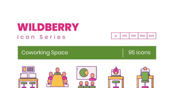 Набор иконок на тему графика