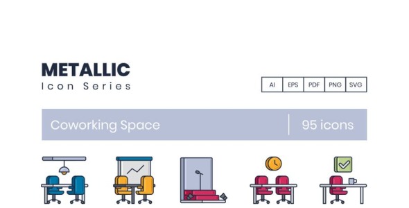 Набор иконок на тему графика