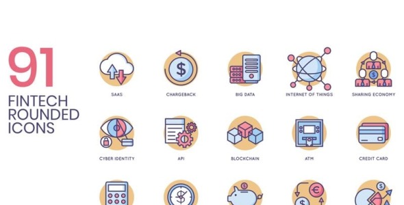 Набор иконок на тему графика