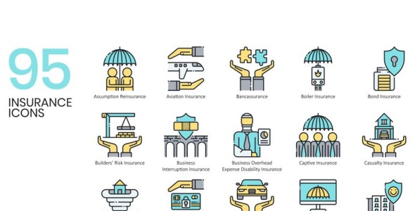 Набор иконок на тему графика