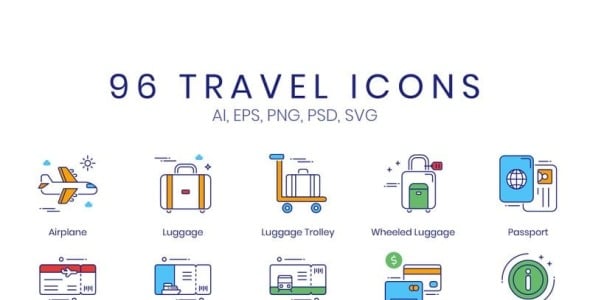 Набор иконок на тему графика