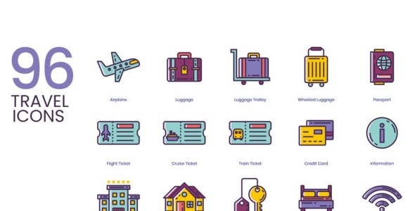 Набор иконок на тему графика