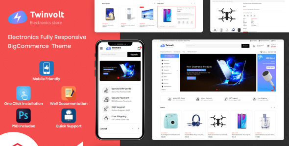 многоцелевая тема bigcommerce работает на основе трафарета