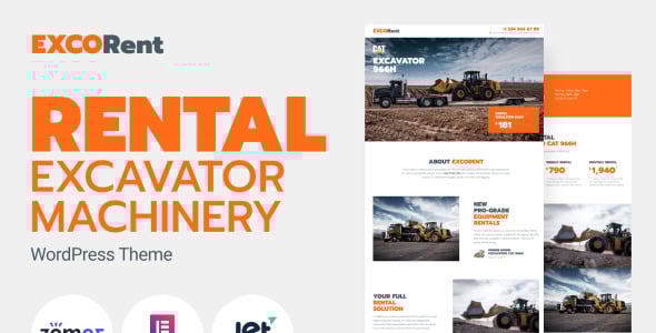 аренда оборудования шаблон для сильной целевой страницы wordpress тема