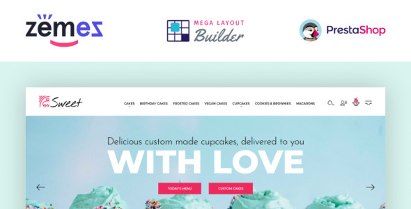 торт магазин prestashop шаблон prestashop тема