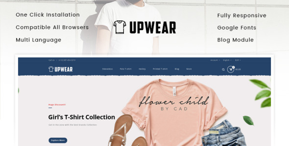 тема магазина футболок prestashop