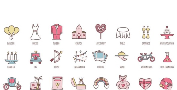 Набор иконок на тему графика