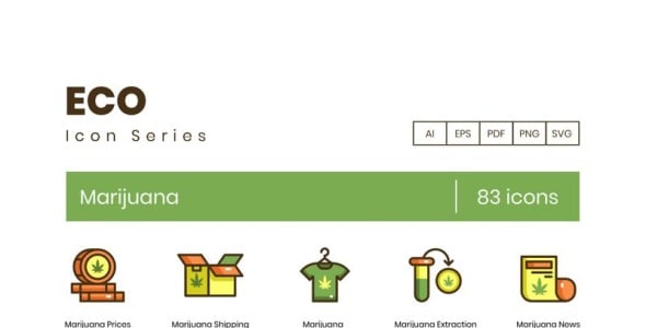 Набор иконок на тему графика