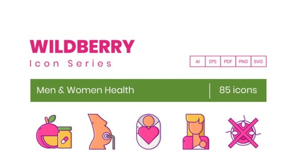 Набор иконок на тему графика