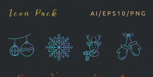 Набор иконок на тему графика