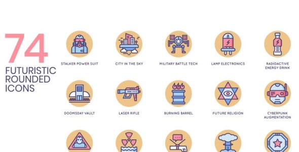 Набор иконок на тему графика