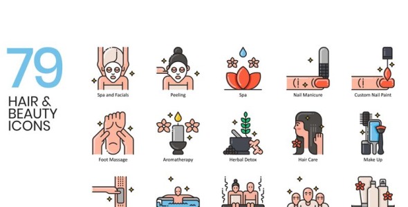 Набор иконок на тему графика