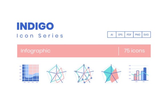 Набор иконок на тему графика