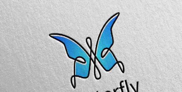 Шаблон логотипа на тему графика