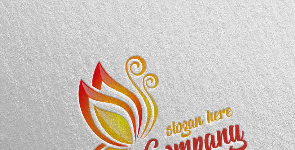 Шаблон логотипа на тему графика