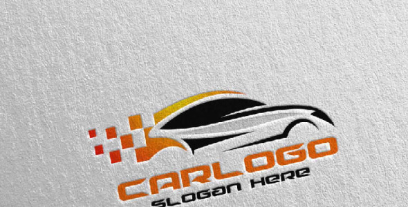 Шаблон логотипа на тему графика