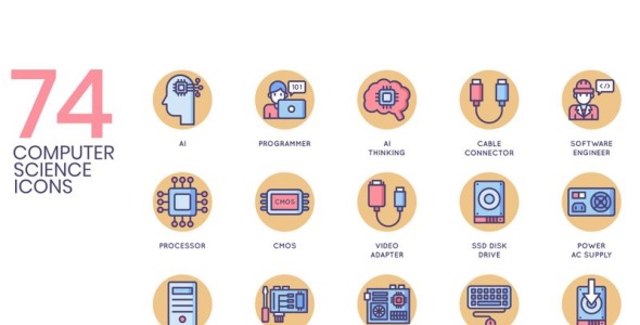 Набор иконок на тему графика