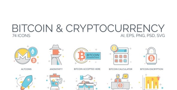 Набор иконок на тему графика