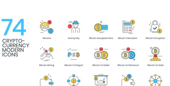 Набор иконок на тему графика