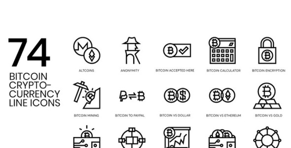 Набор иконок на тему графика