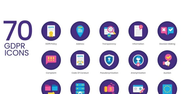 Набор иконок на тему графика