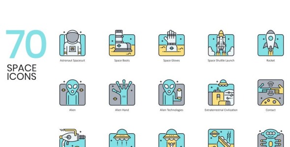 Набор иконок на тему графика