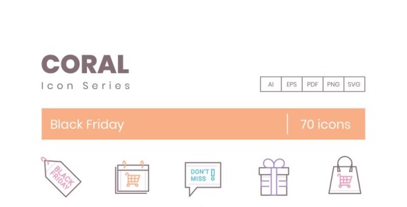 Набор иконок на тему графика