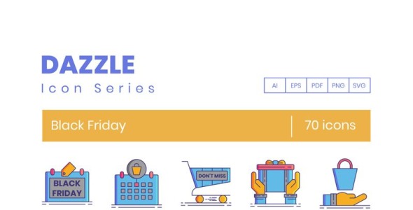 Набор иконок на тему графика