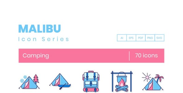 Набор иконок на тему графика