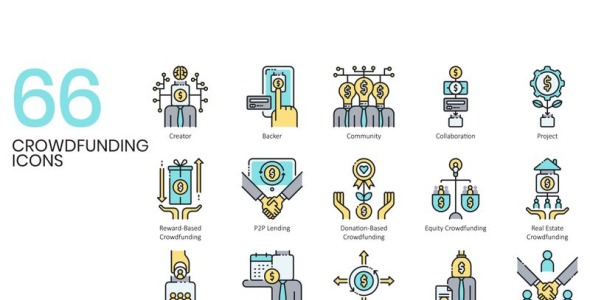 Набор иконок на тему графика