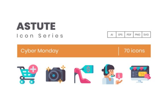 Набор иконок на тему графика