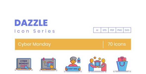 Набор иконок на тему графика