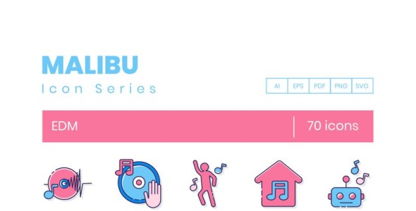 Набор иконок на тему графика