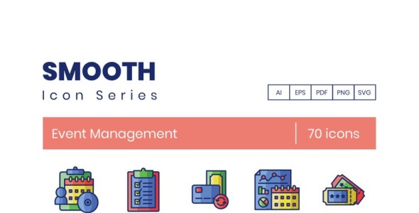 Набор иконок на тему графика