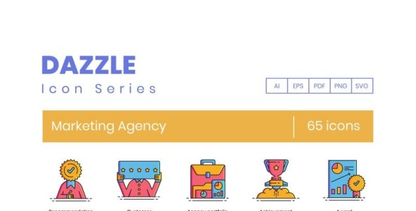 Набор иконок на тему графика