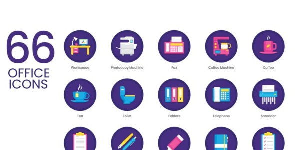 Набор иконок на тему графика