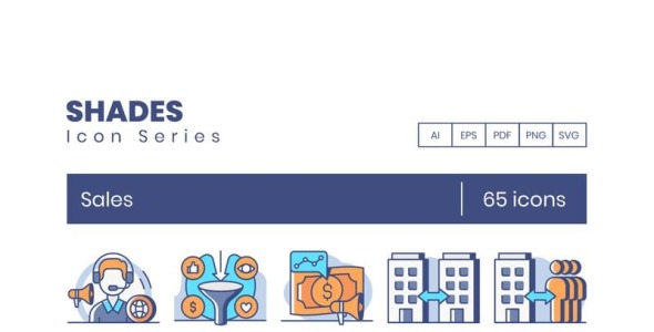 Набор иконок на тему графика