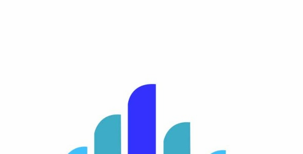 Шаблон логотипа на тему графика