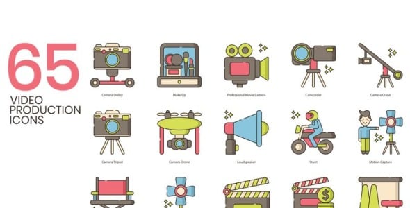 Набор иконок на тему графика