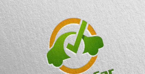 Шаблон логотипа на тему графика