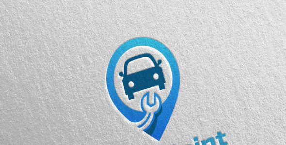 Шаблон логотипа на тему графика