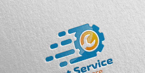 Шаблон логотипа на тему графика