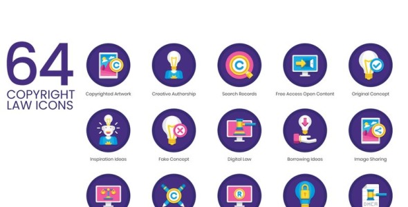 Набор иконок на тему графика